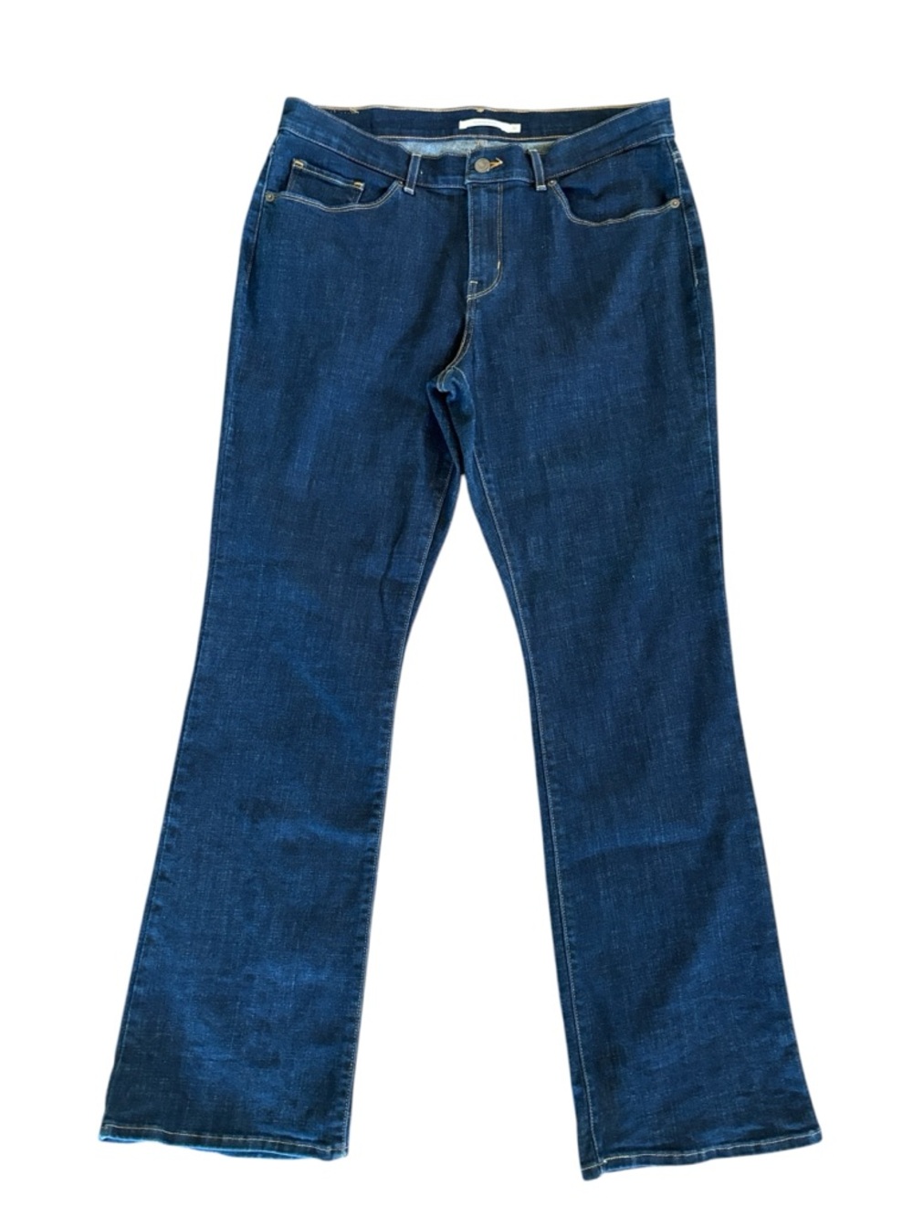 Levi's Classic Boot Flare Leg Blue Jeans Size 12